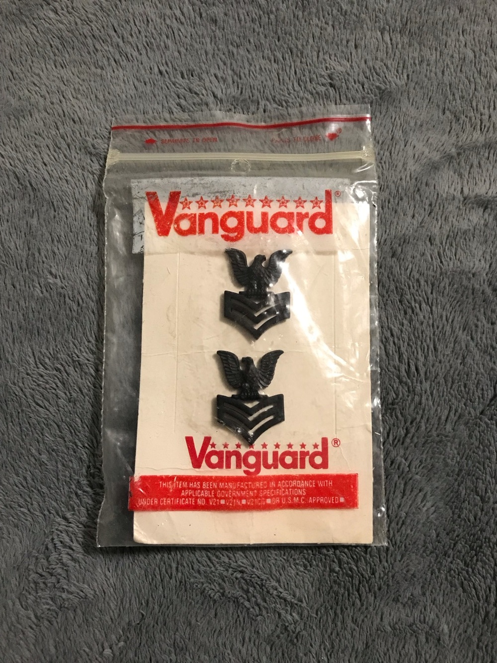 Vanguard US Marines Black Eagle Pin Brooch